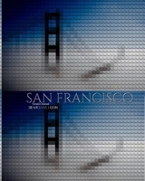 San Francisco lego style Golden gate Bridge blank Creative journal 1714163792 Book Cover