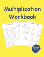 multiplication workbook for 3rd-5th grade: 3 levels of multiplication problems B086PNZH59 Book Cover