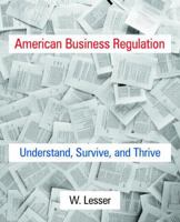 American Business Regulation: Understand, Survive and Thrive 0765643782 Book Cover