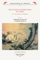 Education Et Instruction En Chine 3. Aux Marges de l'Orthodoxie 9042912081 Book Cover