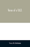 Verses of a V.A.D. 1014333091 Book Cover