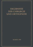 Ergebnisse Der Chirurgie Und Orthopadie 3642949096 Book Cover