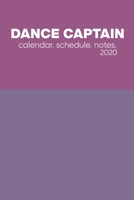 Dance Captain Calendar Schedule Notes: Monthly and Weekly Planner with Modern Purple Cover Design 1692810065 Book Cover