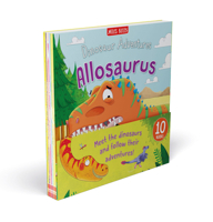 Miles Kelly Dinosaur Adventures 10 Books Collection Set (Allosaurus, Ankylosaurus, Brachiosaurus, Diplodocus, Iguanodon, Plateosaurus and More) 1789890411 Book Cover