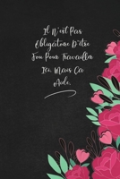 Il N'est Pas Obligatoire D'être Fou Pour Travailler Ici. Mais Ça Aide.: envoyez-le comme cadeau à la personne qui vous vient à l'esprit, il/elle va l'adorer! 1653335564 Book Cover