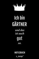 Notizbuch f�r G�rtner: Originelle Geschenk-Idee [120 Seiten kariertes blanko Papier] 1709831782 Book Cover
