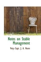 Notes on Stable Management 1110566093 Book Cover