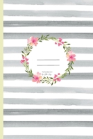 Notes ? The Floral Book No 5 by Hilla May: Notizbuch mit  50 Seiten ? 15,24 x 22,86 cm ? liniert ? Papier: cream ? Cover: matt & soft (Hilla May ? Flower Books) (German Edition) B083XX5BKS Book Cover