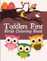 Toddlers First Birds Coloring Book: Birds Coloring Book for Kindergarteners/ kids /Toddlers And Children Ages 2-6 - Coloring book of Birds and creativ B08JLXYDMN Book Cover