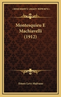 Montesquieu E Machiavelli 1017087849 Book Cover
