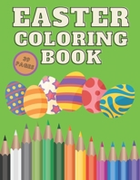 Easter Coloring Book: Spring Relaxing Colouring For Kids 2-4 Ages, Design Easter Egg, Beautiful Brand Collection Images, 39 Pages B08XL6J6JP Book Cover