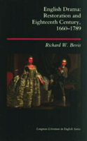 English Drama: Restoration and Eighteenth Century, 1660-1789 (Longman Literature in English) 0582493935 Book Cover