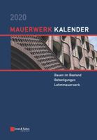 Mauerwerk-Kalender 2020 (Mauerwerk–Kalender (VCH) *) (German Edition) 3433032521 Book Cover