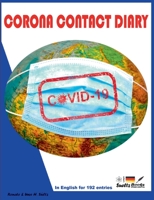 Corona Contact Diary - In English for 192 entries 3752644125 Book Cover