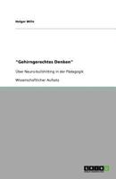 "Gehirngerechtes Denken": Über Neuro-bullshitting in der Pädagogik 3656006954 Book Cover