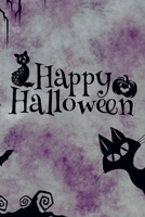 Happy Halloween 1: 6" x 9" Small Hexagon 150 Page, Soft Glossy Cover 172489529X Book Cover