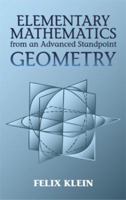 Elementary Mathematics from an Advanced Standpoint: Geometry (Dover Books on Mathematics) 0486434818 Book Cover