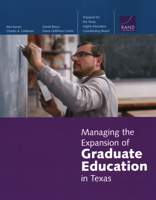 Managing the Expansion of Graduate Education in Texas 083309744X Book Cover