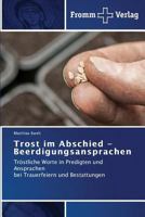 Trost Im Abschied - Beerdigungsansprachen 3841605419 Book Cover