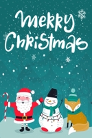 Merry Christmas: Cute Merry Christmas and Happy New Year, Blank Lined Notebook / Journal / Diary (Volume 2) (Cute Merry Christmas Notebook) 169945308X Book Cover