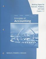 Working Papers, Chapters 1-17 for Needles/Powers/Crosson's Principles of Accounting, 11th and Principles of Financial Accounting 0538755261 Book Cover