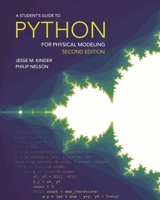 A Student's Guide to Python for Physical Modeling 0691170509 Book Cover