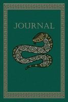 Green Snake Journal: Lined Notebook 6 X 9 in (15.2 X 22.9 CM) 1726208028 Book Cover