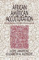 African American Acculturation: Deconstructing Race and Reviving Culture 0803972830 Book Cover