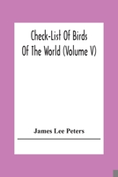 Check-List Of Birds Of The World 9354308414 Book Cover