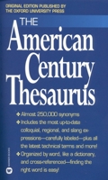 The American Century Thesaurus 0446601225 Book Cover