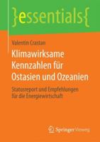 Klimawirksame Kennzahlen Für Ostasien Und Ozeanien: Statusreport Und Empfehlungen Für Die Energiewirtschaft 365820611X Book Cover