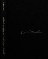 Bibliography for the Gospel of Mark, 1954-1980 088946913X Book Cover