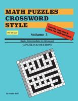 Math Puzzles Crossword Style Volume 3 1545569835 Book Cover