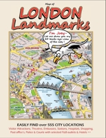 Map of LONDON LANDMARKS: Easily find over 555 Locations in London 1739837924 Book Cover