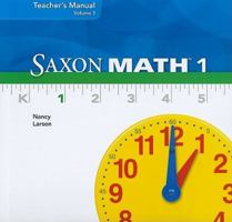 Saxon Math 1, Volume 1 1600328520 Book Cover