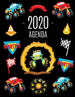 Monster Truck Agenda 2020: Diario Settimanale per Organizzare Giorni Occupati | Pianificatore Giornaliera 2020 (Italian Edition) 1661176291 Book Cover