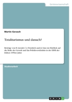 Totalitarismus und danach? 3640794753 Book Cover