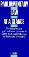 Parliamentary Law at a Glance: Based on Robert's Rules of Order Revised 0809288915 Book Cover