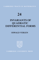 Invariants of Quadratic Differential Forms 0521604842 Book Cover