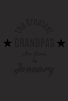 The Best Grandpas Are Born in January : a Notebook with 120 Lined Pages Perfect As a Birthday Gift for Grandpas 1677210354 Book Cover