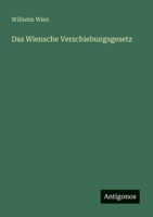 Das Wiensche Verschiebungsgesetz (German Edition) 3563165211 Book Cover