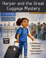 Harper and the Great Luggage Mystery: A STEM story about how suitcases travel behind the scenes (Harper’s STEM Adventures) B0GB9MRPV2 Book Cover
