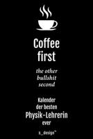 Kalender 2020 f�r Physik-Lehrer / Physik-Lehrerin: Wochenplaner / Tagebuch / Journal f�r das ganze Jahr: Platz f�r Notizen, Planung / Planungen / Planer, Erinnerungen & Spr�che 1676982876 Book Cover