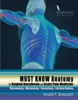 Must Know Anatomy for Regional Anesthesia and Acute Pain Medicine: Macroanatomy - Microanatomy - Sonoanatomy - Functional Anatomy 1948083094 Book Cover