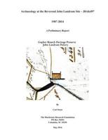 Archaeology at the John Landrum Site 1987-2014 153730061X Book Cover