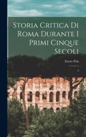 Storia critica di Roma durante i primi cinque secoli: 2 1019253606 Book Cover