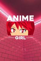 Anime Girl: Notebook, 6x9 inches, 120 dotted pages in white for all Anime Fans. 1076285422 Book Cover