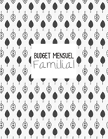 Budget mensuel familial: Journal de caisse, registre comptable de famille, privé, personnel | 100 pages de 25 lignes chacune| 102 pages | motif de feuilles | Format A4 8,5" x 11" (French Edition) 1700312464 Book Cover
