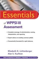 Essentials of WPPSI-III Assessment 0471288950 Book Cover