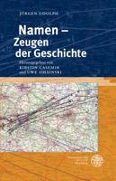 Namen - Zeugen Der Geschichte (Indogermanische Bibliothek. 3. Reihe: Untersuchungen) 3825367711 Book Cover